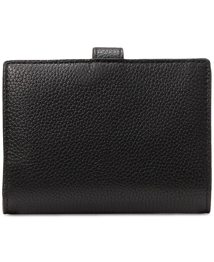 kate spade new york Hudson Pebbled Leather Small Bifold Wallet Macy's