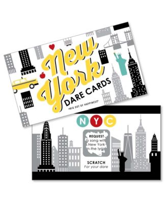 Big Dot of Happiness NYC Cityscape - New York City Party Game Scratch ...