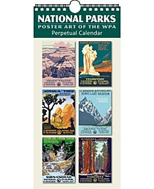 National Parks Poster Art of the WPA Perpetual Wire-O Calendar by Ziga Media