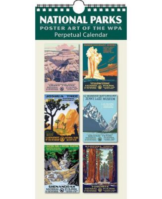 National Parks Poster Art of the WPA Perpetual Wire-O Calendar by Ziga ...