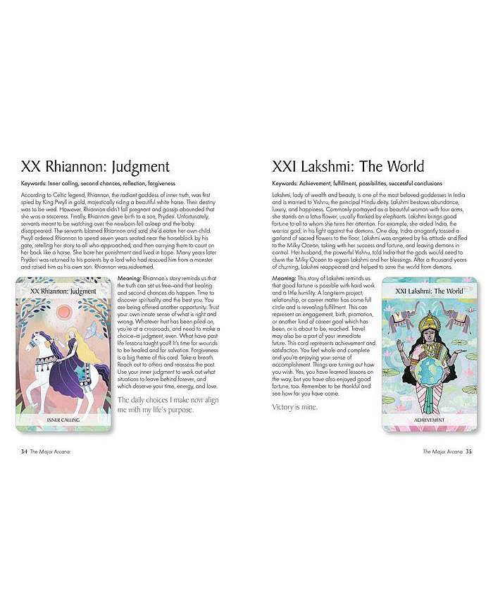 Barnes & Noble The Mythic Goddess Tarot Includes a full deck of 78