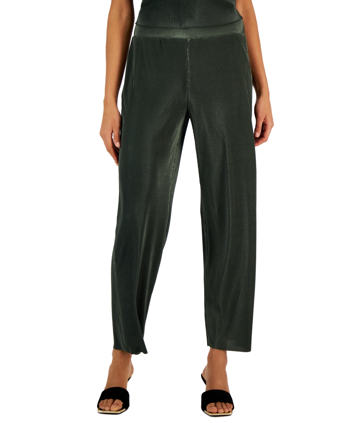  Alfani Women's Pleated Pull-On Pants, Created for Macy's