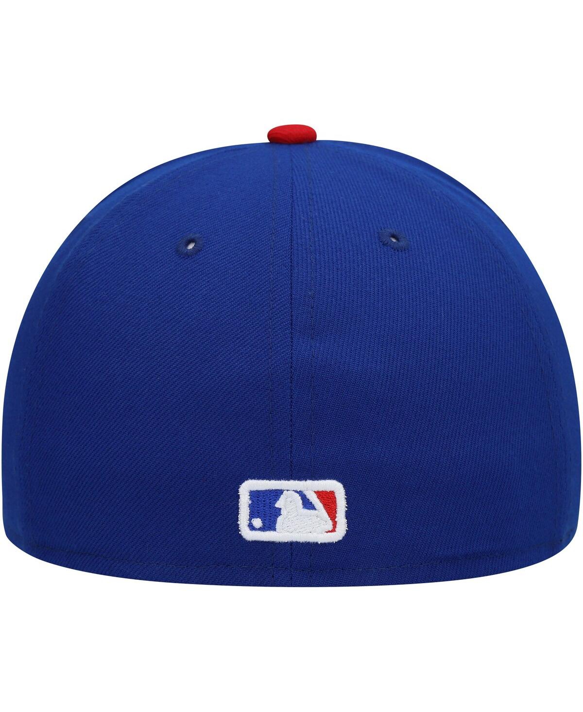Men's New EraTexas Rangers Cooperstown Collection Turn Back The Clock 59FIFTY Fitted Hat - Royal