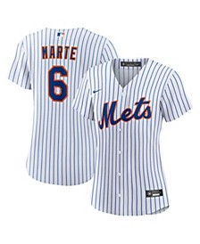 Women's Starling Marte White New York Mets Home Replica Player Jersey