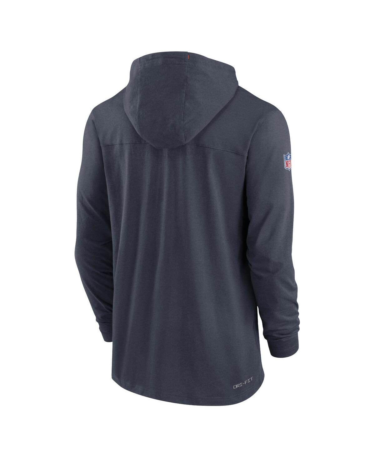 Nike Navy Chicago Cubs City Connect Performance Short Sleeve Pullover Hoodie
