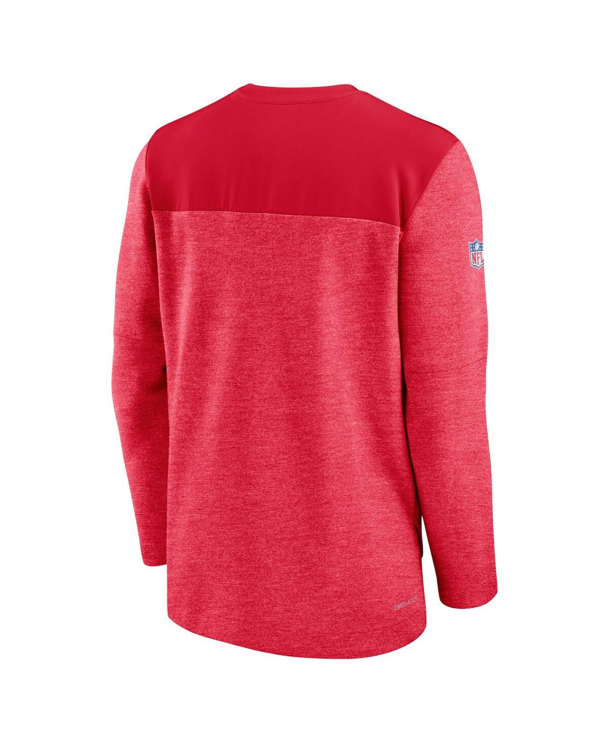 Men's NikeKansas City Chiefs Sideline Lockup Performance Quarter-zip Jacket - Red