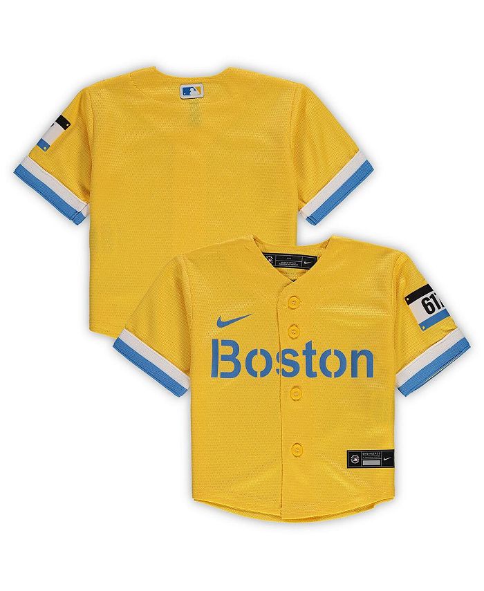 Nike Infant Boys and Girls Gold Boston Red Sox MLB City Connect Replica  Jersey - Macy's