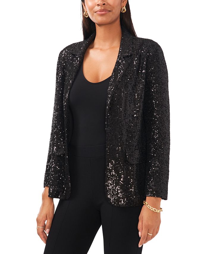 Macy's sequin online jacket