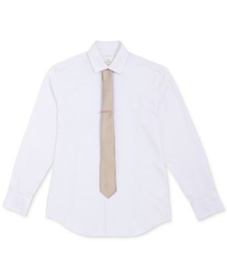 Men's Solid Tie & 1-1/2" Tie Bar Set