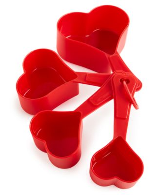 The Cellar - 4-Pc. Heart-Shaped Measuring Cup Set