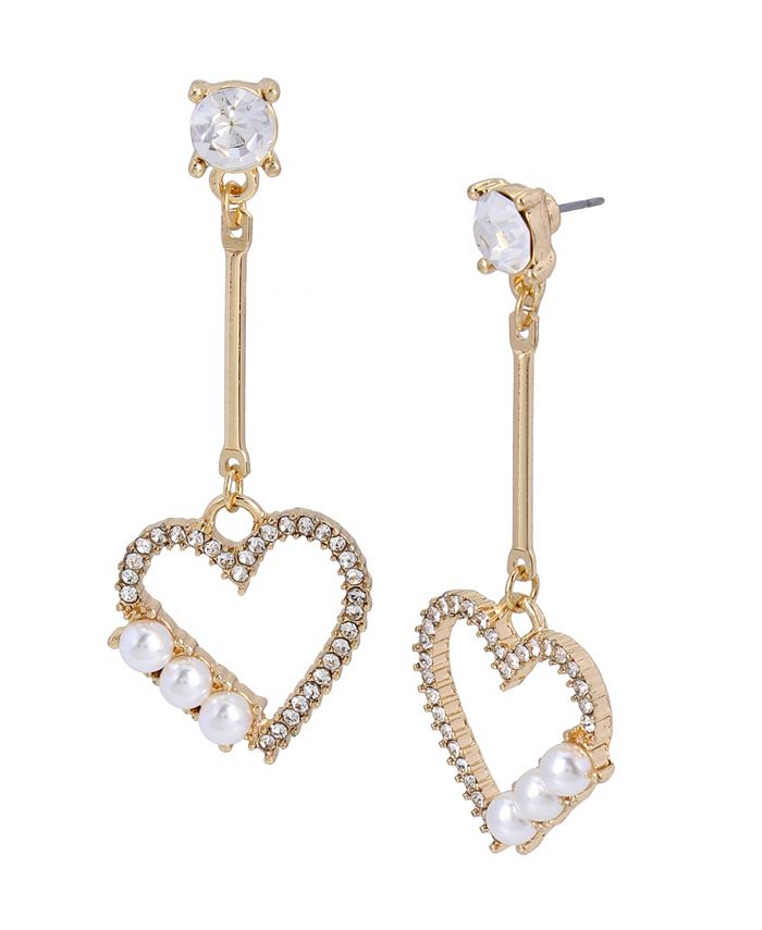 Anello a cuore Fiocchi con pavé di diamanti
