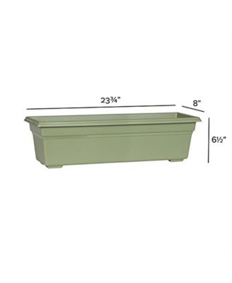 Countryside Flower Box, 24-Inch, Sage
