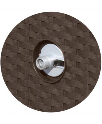 Wicker Style Resin Hose Hideaway Hose Guide, Java, 175 Feet