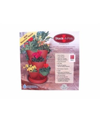 80281854E Stackable Planter 30 quarts - Brick