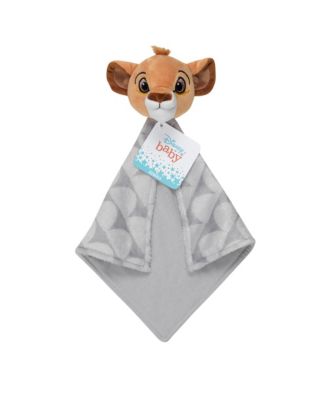 Disney Baby THE LION KING Lovey Gray Plush Security Blanket