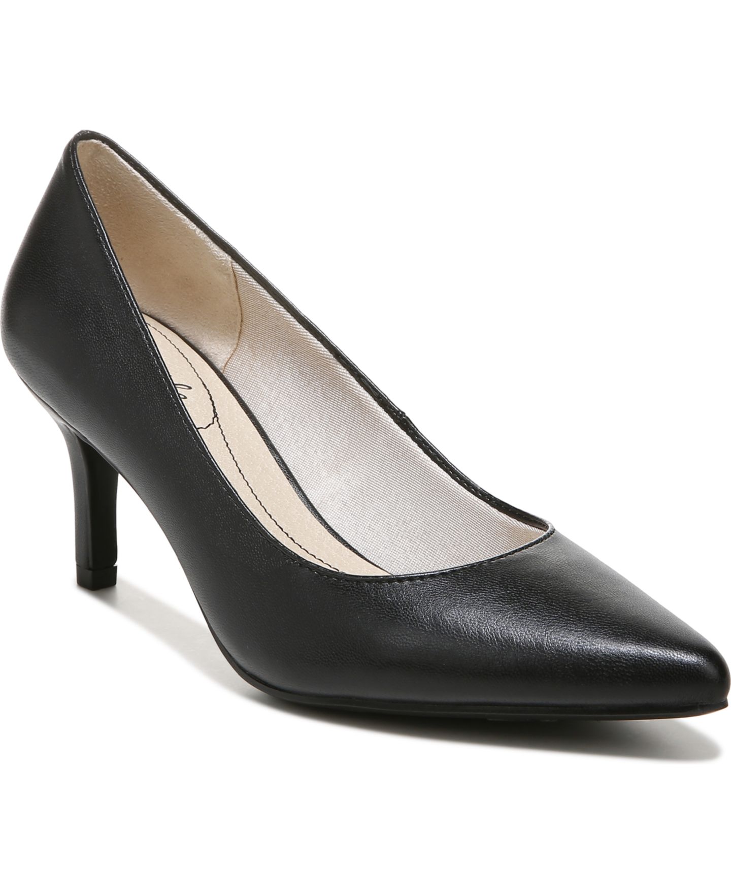 Женские туфли LifeStride Sevyn Pointed Toe Pumps, цвет: Чёрная искусственная кожа — фото 1