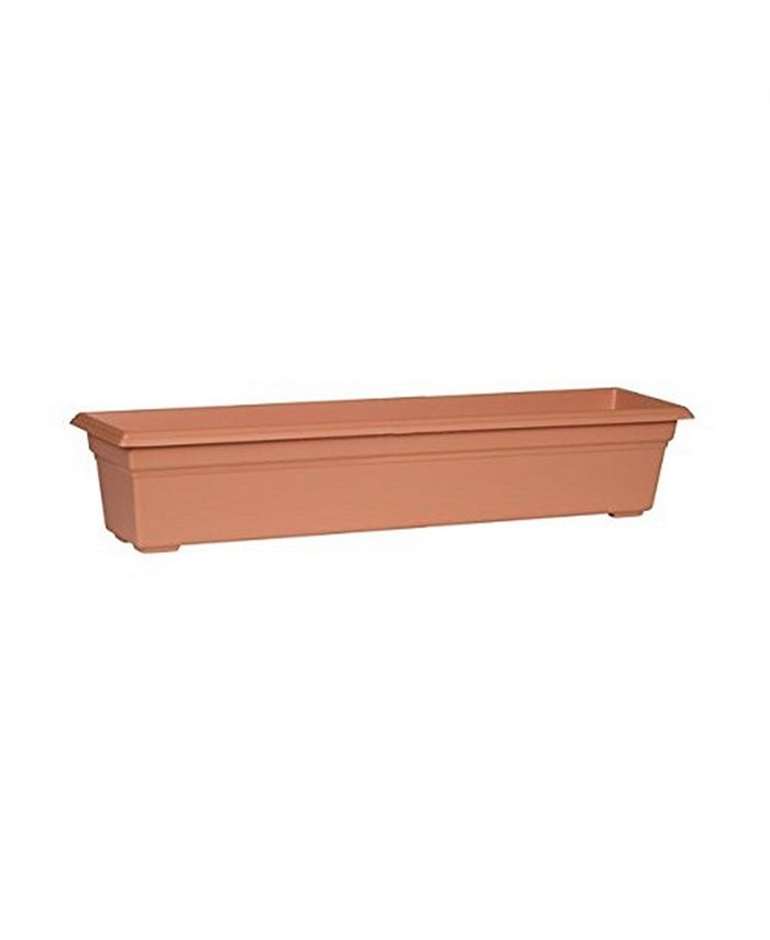 Novelty Countryside Flower Box Planter, 29.5in Terracotta Macy's