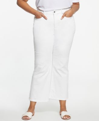 NYDJ Plus Size Waist Match Relaxed Flared Jeans - Macy's