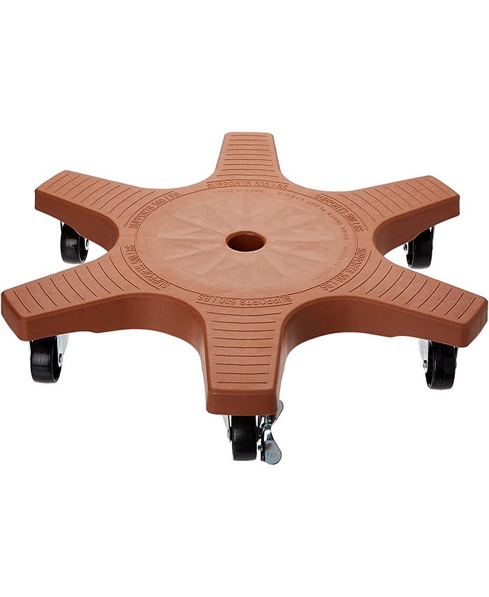 Down Under Plant Caddie Bosmere S18430LVC Support de Plante Robuste avec roulettes, capacité de 226,8 kg, 40,6 cm, Adobe