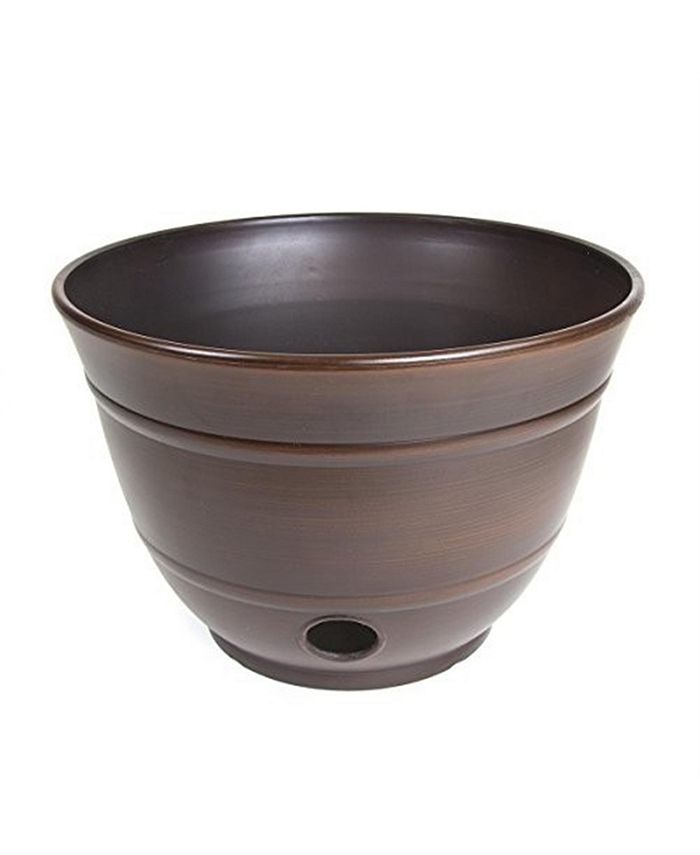 Liberty Garden Products 1924 Resin Antique Bronze Hose Pot Storage Macy's