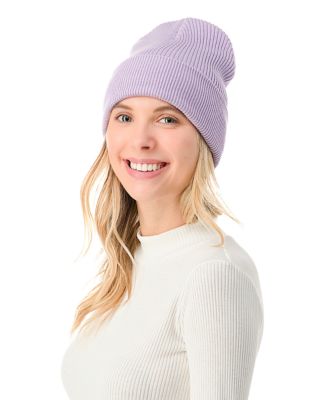 Women's Ultra Soft Rib Detail Cuff Beanie