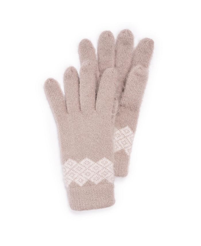 Muk Luks Women's Heat Retainer Gloves