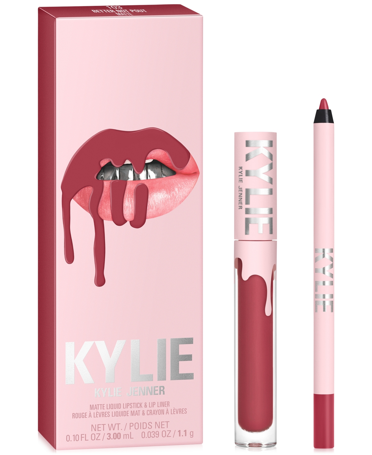 Kylie Cosmetics 2-pc. Matte Lip Kit In Better Not Pout