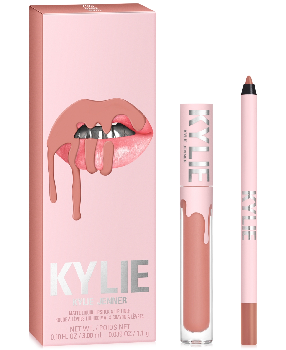 Kylie Cosmetics 2-pc. Matte Lip Kit In Bare