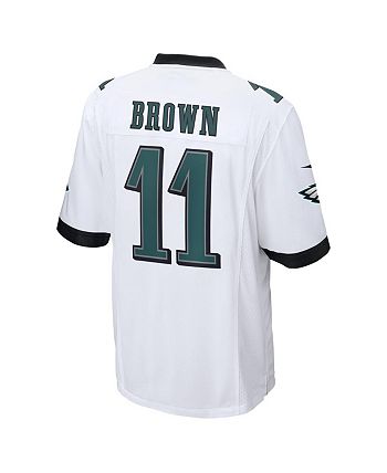 aj brown white eagles jersey