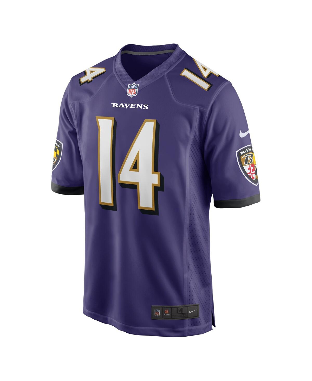 Men's Nike Kyle HamiltonBaltimore Ravens 2022 Nfl Draft First Round Pick Game Jersey - Purple