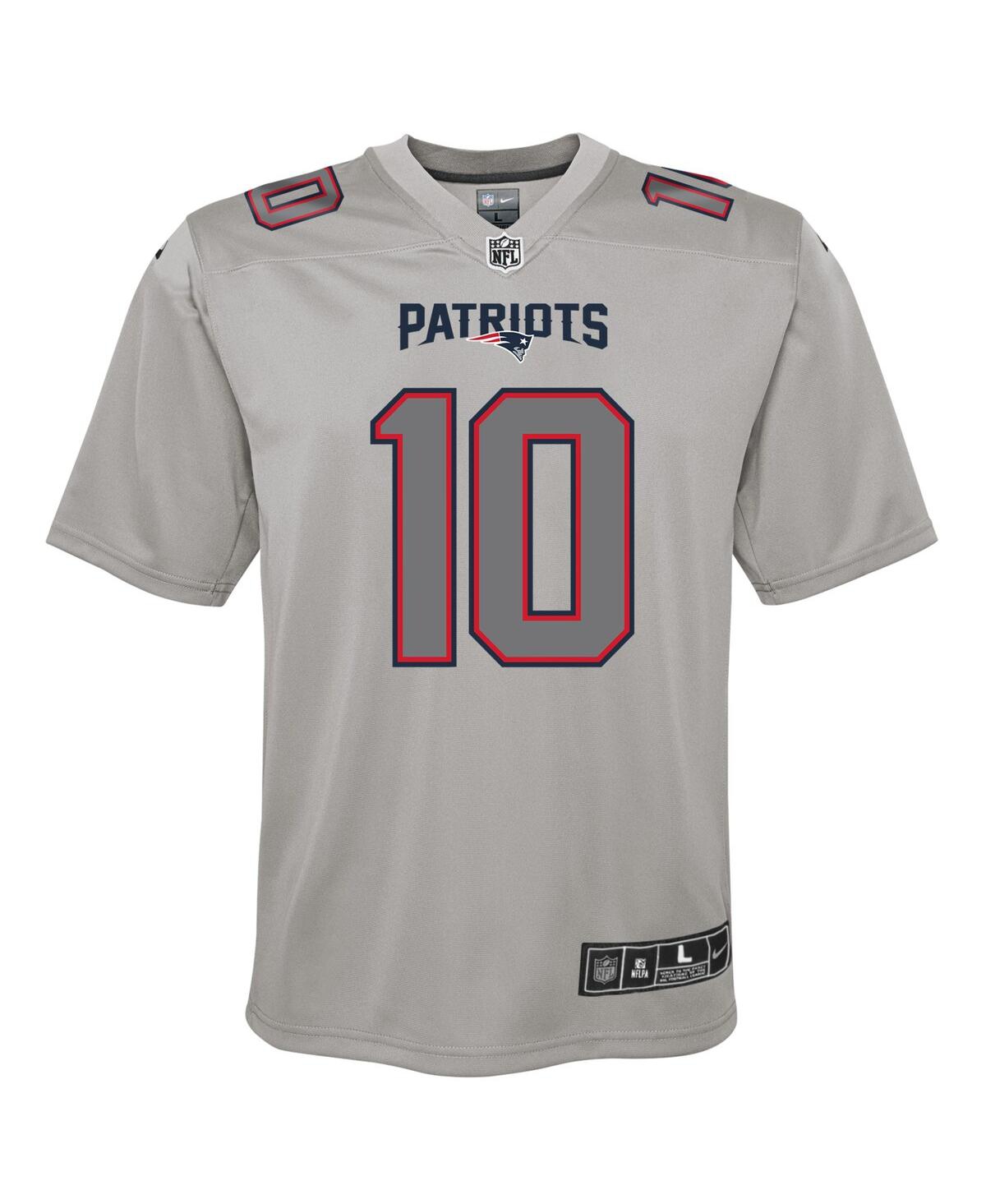 Big Boys Nike Mac JonesNew England Patriots Atmosphere Fashion Game Jersey - Gray