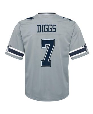Big Boys Trevon Diggs Gray Dallas Cowboys Inverted Game Jersey