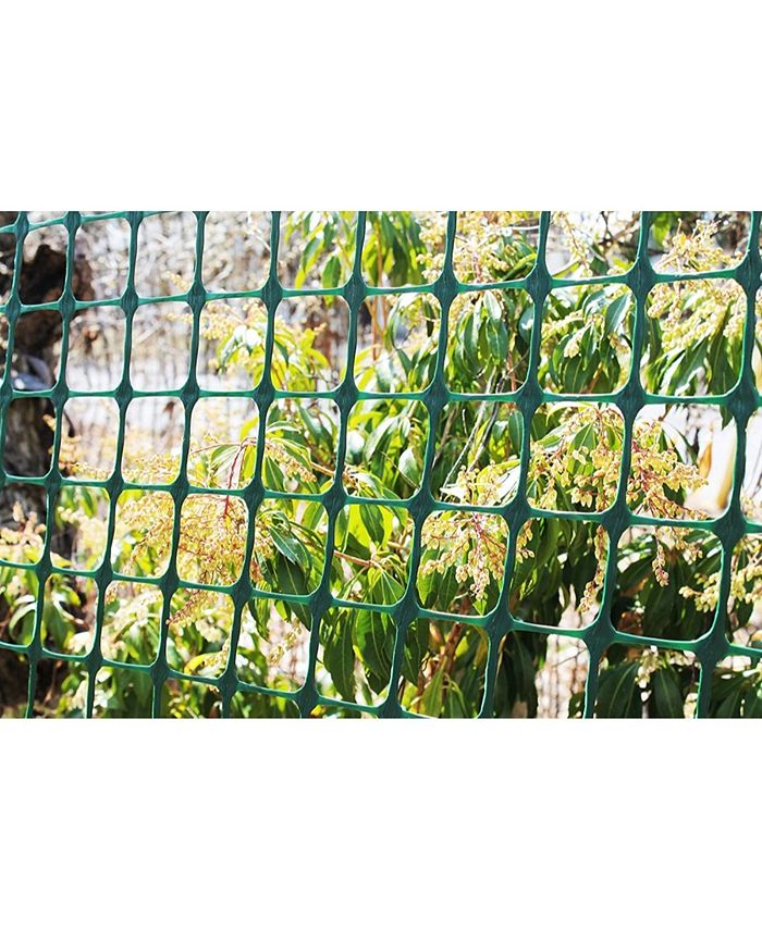 Tenax Plastic Garden Fence, 2 x 25Feet, Green Macy's