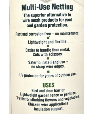LG400151 Multi-Use Netting for Garden Protection, 5 x 100