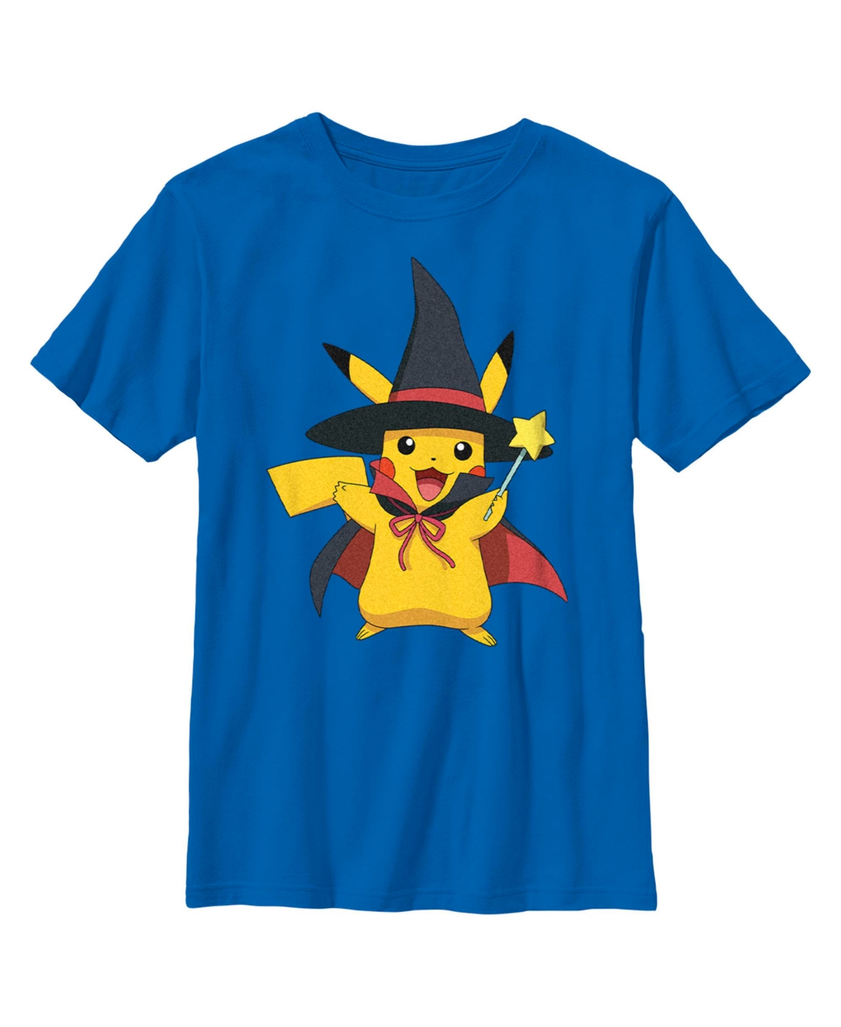 Nintendo Boy's Pokemon Halloween Pikachu Witch Costume Child T-shirt In Royal Blue