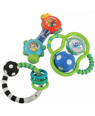 Kaplan Early Learning Baby Grasp & Explore Textured Rattle Set