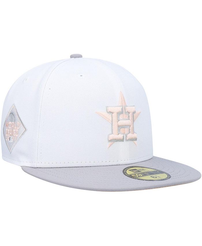 New Era Men's White, Gray Houston Astros 2011 World Series Side Patch  Undervisor 59FIFTY Fitted Hat - Macy's