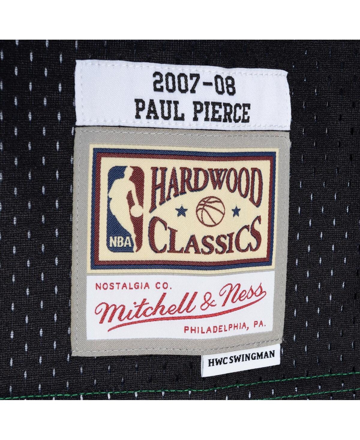 Men's Mitchell & Ness Paul Pierce Kelly Green Boston Celtics Hardwood Classics 2007-08 Split Swingman Jersey - Kelly Green