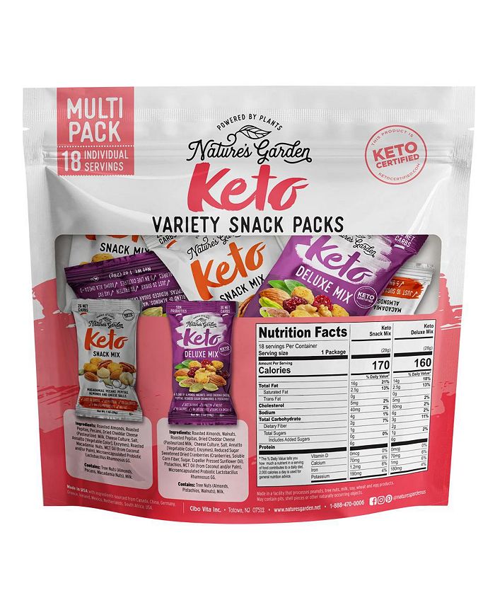 Nature's Garden Keto Variety Snack Packs Macy's