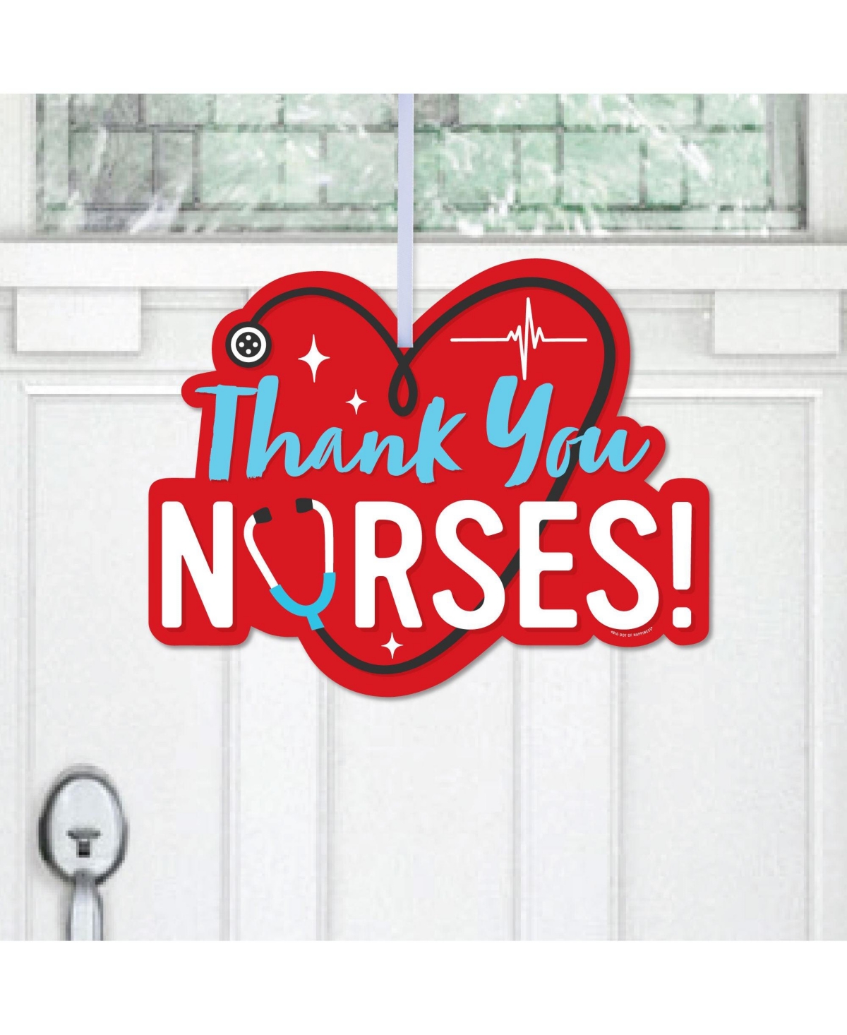 Thank You Nurses - Nurse Appreciation Week Outdoor Front Door Decor - 1 Pc Sign