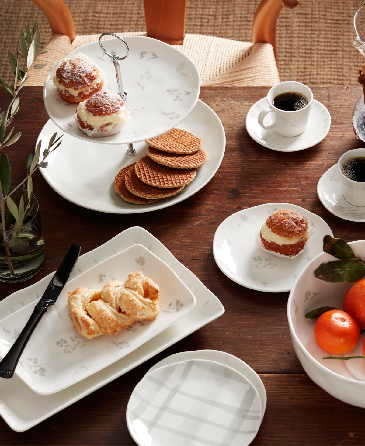 Lenox Oyster Bay Nesting Serving Platters, Set of 2