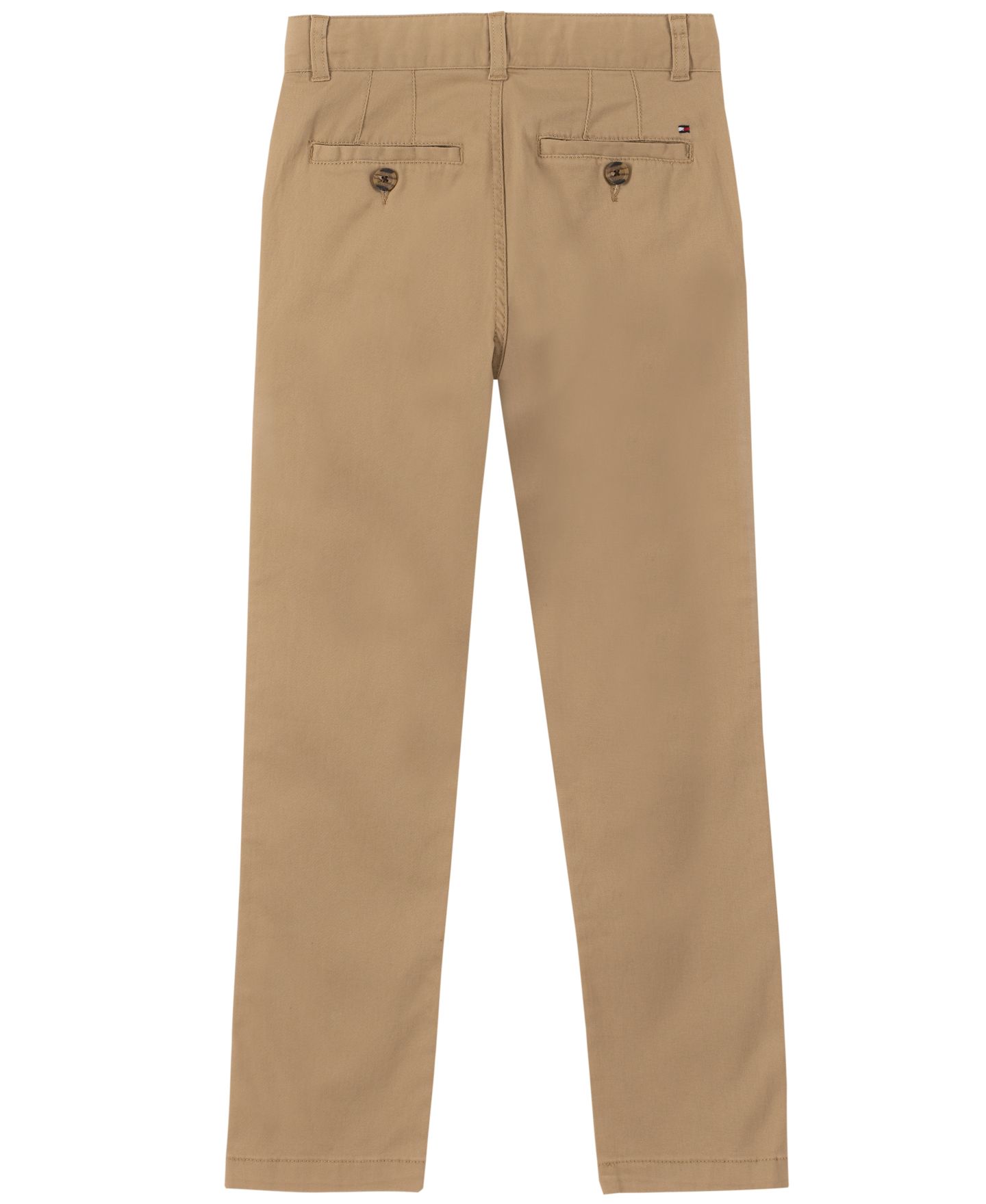 Брюки Tommy Hilfiger Academy Flat Front Stretch Chino для мальчиков, цвет: Золотой хаки — фото 5