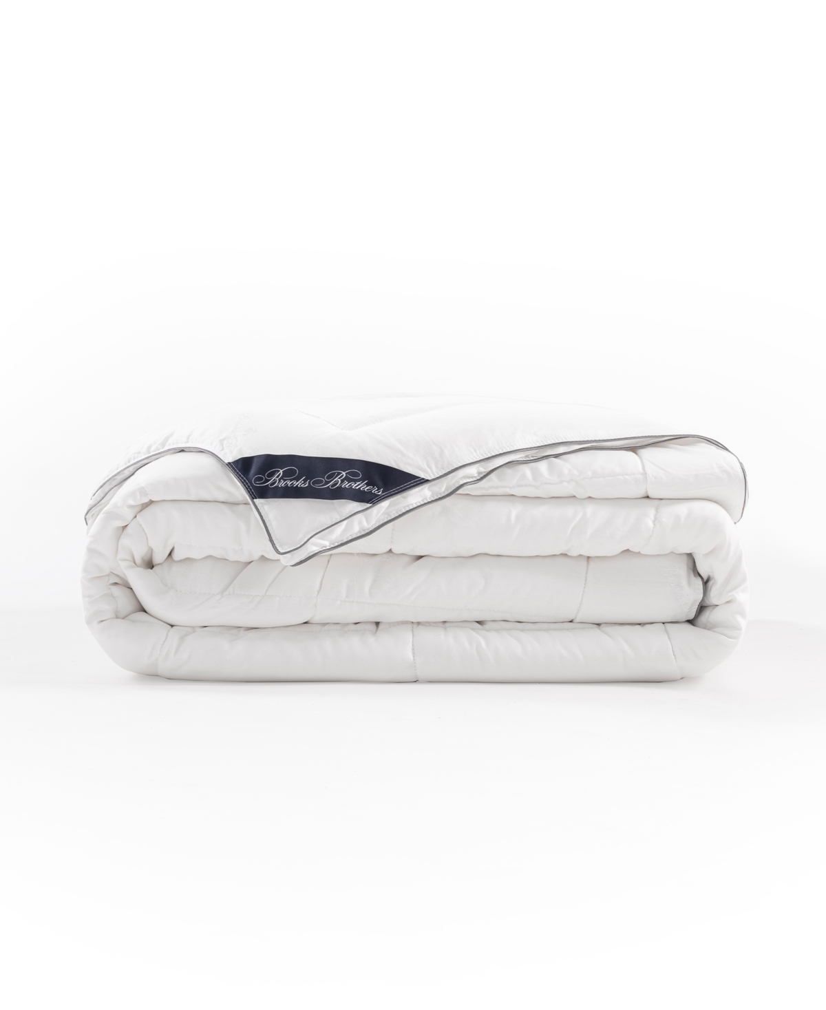 Brooks Brothers Rayon From Bamboo, Microgel Comforter, King In White