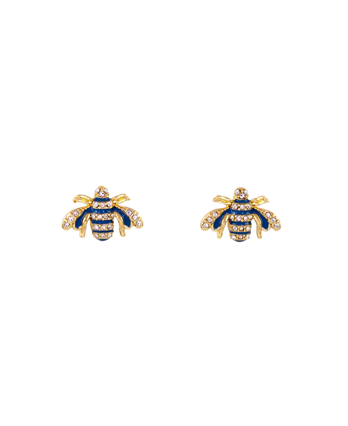 Bee Pierced Earring - Crystal