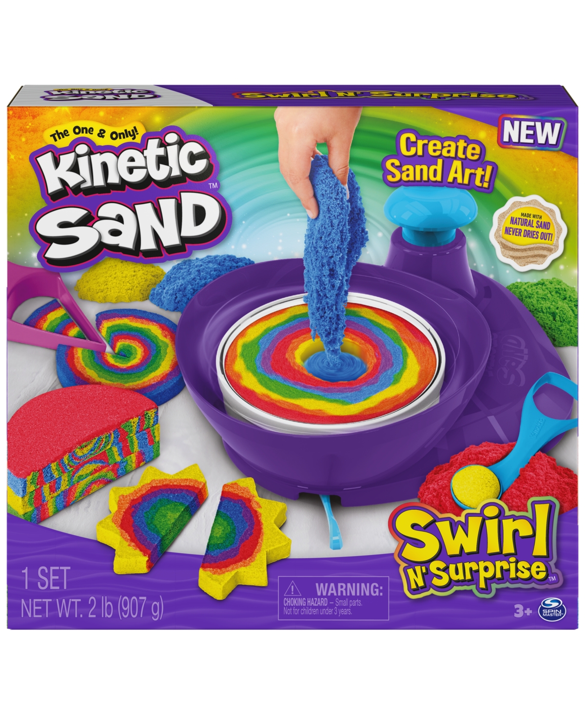 Swirl N Surprise Sand Kit English Version - Multi-color