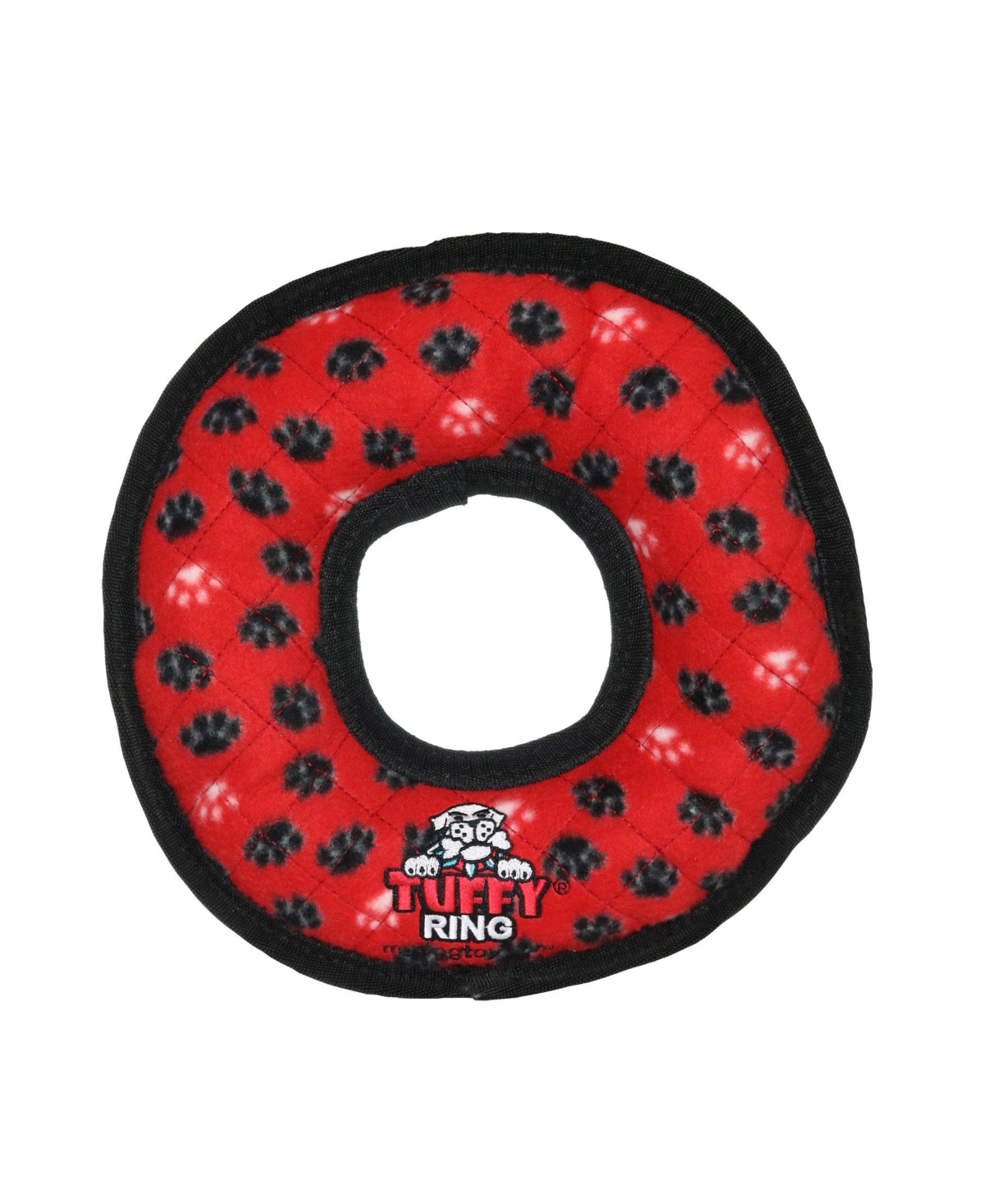 Ultimate Ring Red Paw, Dog Toy - Red