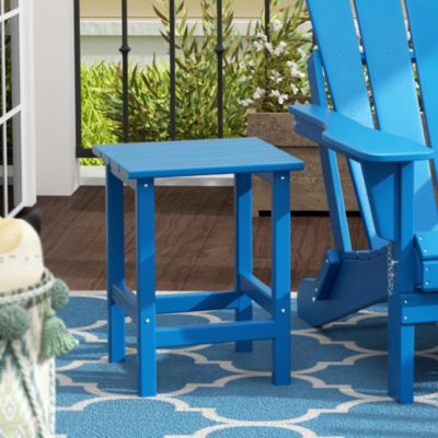 All-Weather Outdoor Patio Poly Adirondack Side Table