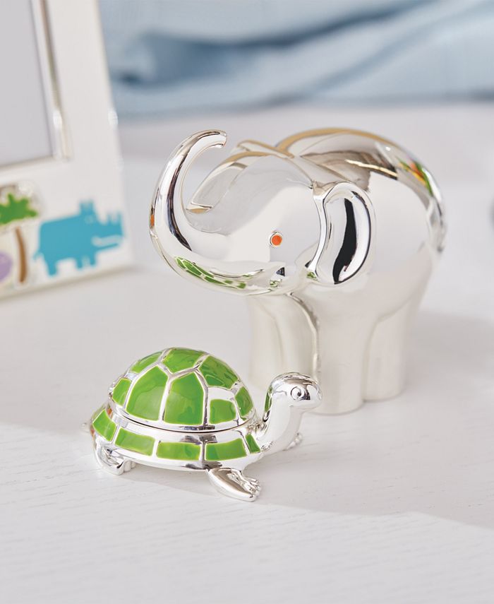 Reed & Barton Jungle Parade Silver-Plated Turtle Tooth Fairy Box - Macy's