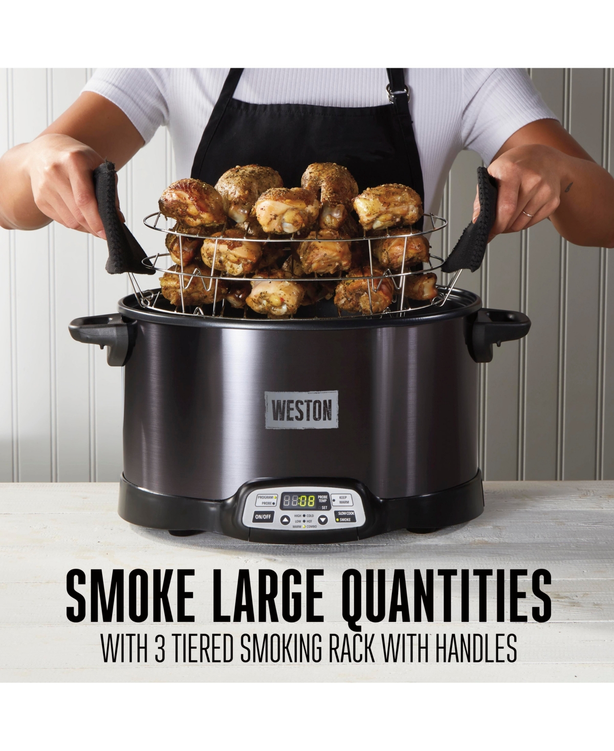 Weston 2-in-1 Indoor Smoker & Slow Cooker - 03-2500-w