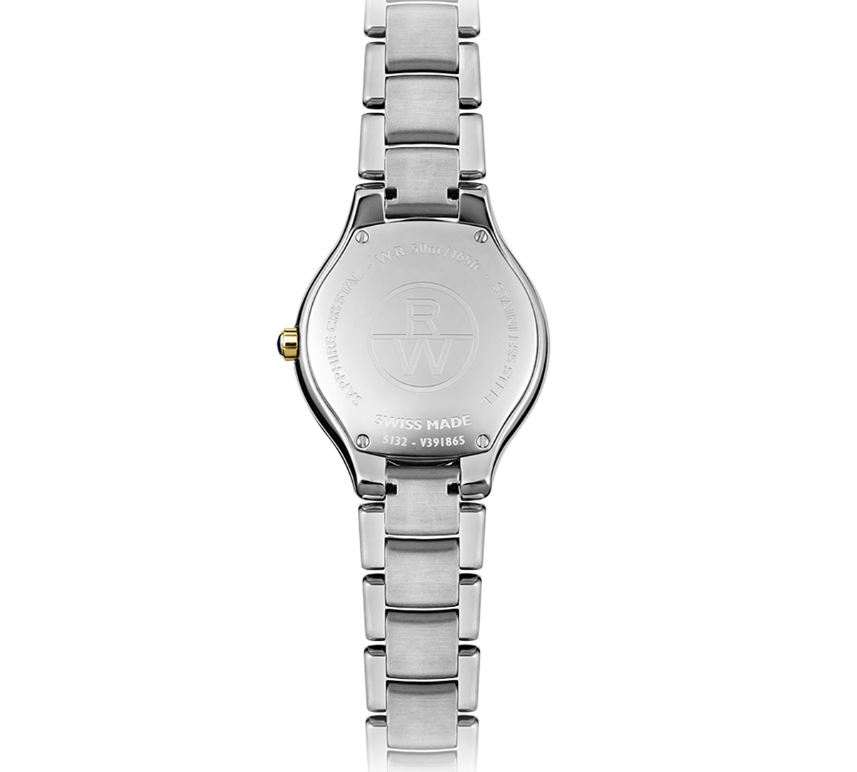 Shop Raymond Weil Women's Swiss Noemia Diamond (1/2 Ct. T.w.) Two Tone Stainless Steel Bracelet Watch 32mm In Silver